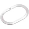 Anelli Doccia Trasparenti In Nylon Set Ganci Per Tenda Kit 6 Pezzi Ricambio