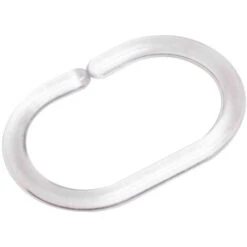 Anelli Doccia Trasparenti In Nylon Set Ganci Per Tenda Kit 6 Pezzi Ricambio -Stile Bagno 4196554 3