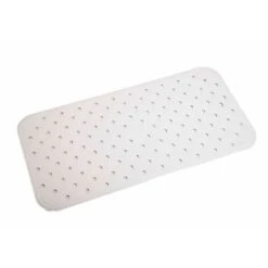 Tappeto Bianco Antiscivolo Rettangolare Doccia Tappetino Vasca Gomma Mod. Kino -Stile Bagno 4196560 3