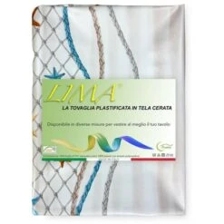 TOVAGLIA LIMA © In TELA CERATA Plastificata LAVABILE Idrorepellente In PVC STELLE MARINE Made In Italy Cm. 140x100 X4 Persone -Stile Bagno 42228516 3