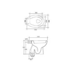 VASO SCARICO PAVIMENTO IDRO BIANCO -Stile Bagno 42329040 3