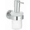 Grohe Essentials - Dispenser Di Sapone Liquido Con Supporto, Cromato 40448001