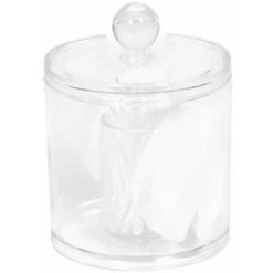 Compactor Organizzatori Per Cosmetici - Contenitore Per Dischetti Struccanti E Bastoncini Ovattati, Plastica Trasparente RAN5058 -Stile Bagno 42469002 3