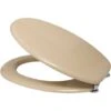 Sedile Wc Copriwater In Mdf Liscio Copriasse Champagne Mod. Pegaso