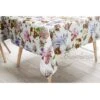 TOVAGLIA LIMA © In TELA CERATA Plastificata LAVABILE Idrorepellente In PVC FIORI Made In Italy Cm. 140x100 X4 Persone