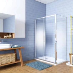 190 Cm Box Doccia Angolare Porta Scorrevole Con Parete Fissa 130x80cm In Vetro Temperato Serigrafato Opaco Graduale Profili Cromato Lucido -Stile Bagno 43266874 3