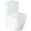 Grohe Euro Ceramic - Set WC Combinato Con Cassetta E Copriwater Softclose, Rimless, Bianco Alpino 39462000