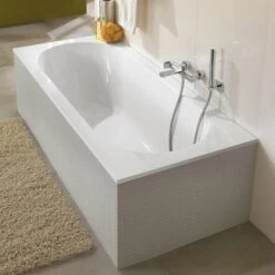 Villeroy & Boch Oberon - Vasca Da Bagno Solo 1700x750x450 Mm, Quaryl, Bianco UBQ170OBE2V-01 -Stile Bagno 43991792 4