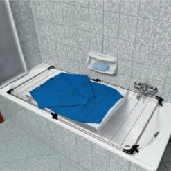 MetalTex Stendibiancheria Per Vasca Da Bagno In Acciaio Rivestito Con Epotherm -Stile Bagno 44395812 5