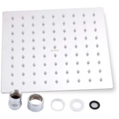 Soffione Doccia In Acciaio Inossidabile / ABS, Cromato [QLI-FA-H04] (QLI-FA-H04) -Stile Bagno 44511651 3