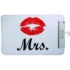 Tappeto Da Bagno Arredo Mrs Donna Bacio 70 X 45 Cm In Poliestere Colore Bianco