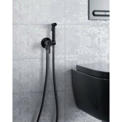 Paffoni Ringo West - Set Miscelatore Monocomando Ad Incasso Con Doccetta Bidet, Nero Opaco ZDUP110NO -Stile Bagno 45291236 4