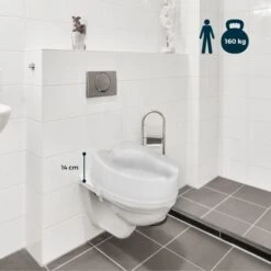 Rialzo Water Alzawater Senza Coperchio Altezza 14 Cm Plastica Bianco Titßn Mobiclinic -Stile Bagno 45301548 5