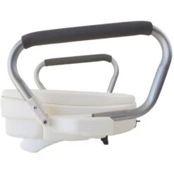 Rialzo Per Wc , Con Coperchio , Braccioli Pieghevoli , Bianco , Guadiana, Mobiclinic -Stile Bagno 45301587 4