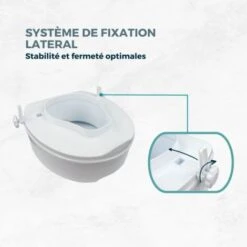 Rialzo Water , Accessori Bagno , Alzawater Con Coperchio , Altezza 14 Cm , Plastica , Bianco , Titán , Mobiclinic -Stile Bagno 45301715 5