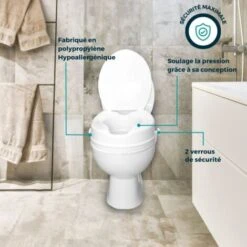 Rialzo Water Alzawater Con Coperchio Altezza 10 Cm Plastica Bianco Titßn Mobiclinic -Stile Bagno 45301777 4