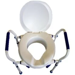 Rialzo WC Alzawater Con Coperchio Con Braccioli Clipper VII Fino A 150kg -Stile Bagno 45302011 5