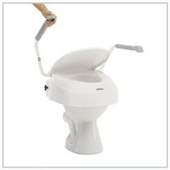 Rialzo Per WC Alzawater Braccioli Regolabili Con Coperchio Regolabile In Altezza Aquatec 900 Invacare -Stile Bagno 45302179 3