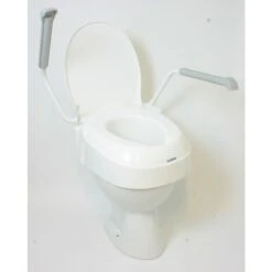 Rialzo Per WC Alzawater Braccioli Regolabili Con Coperchio Regolabile In Altezza Aquatec 900 Invacare -Stile Bagno 45302179 5