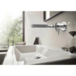 Hansgrohe Finoris - Miscelatore Ad Incasso Per Lavabo, Montaggio A 2 Fori, EcoSmart, Cromo 76050000 -Stile Bagno 45868754 3