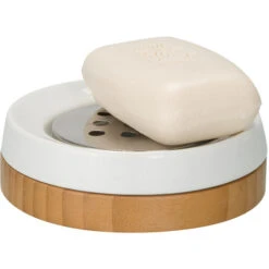 Wenko Porta Sapone Da Bagno In Porcellana Bambu
