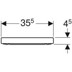 GEBERIT - ICON SEDILE AVVOLGENTE PER VASO WC A CHIUSURA RALLENTATA IN DUROPLAST BIANCO 574130000 -Stile Bagno 46770835 4
