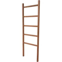 Scaletta Portasalviette In Legno Colore Noce