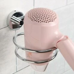 Kueatily Supporto Per Asciugacapelli Da Parete, Portasciugamani/Supporto Per Asciugacapelli In Acciaio Inossidabile 304, Accessori Per Il Bagno -Stile Bagno 47438553 3