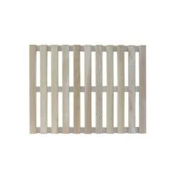 PEDANA DOCCIA IN LEGNO RETTANGOLARE Cm 55 X 68