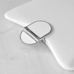 Sedile Wc Per Ideal Standard Vaso Serie Diagonal Larghezza 38 Cm Cerniere Fisse Speciali FORMA 1 Bianco Europeo -Stile Bagno 48391022 4