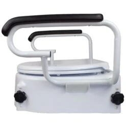 Rialzo Water , Con Coperchio , Regolabile , Inclinabile , Braccioli Pieghevoli , Bianco , Tajo , Mobiclinic -Stile Bagno 48701312 5