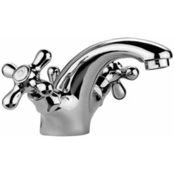 Miscelatore Lavabo Bocca 114 Mm Paffoni Iris IRV075CR Cromo - Iris - Piletta Con Salterello 11/4