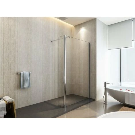 Parete Doccia Walk-in Con Antina Girevole Para Schizzi Laterale, Cristallo 8mm Trasparente H.200 Sicena Delifia Trasparente 8mm,70 + Antina 30 Cm 1 Parete Doccia Walk-in Con Antina Girevole Para Schizzi Laterale, Cristallo 8mm Trasparente H.200 Sicena Delifia Trasparente 8mm,70 + Antina 30 Cm