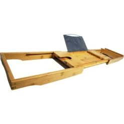 Mensola In Bambu Per Vasca Da Bagno - Allungabile - Momento Spa -Stile Bagno 50254410 3