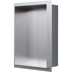 Nicchia Da Parete Senza Telaio BERNSTEIN NT203010X - 20 X 30 X 10 Cm - Colore Selezionabile Acciaio Satinato -Stile Bagno 50684870 3
