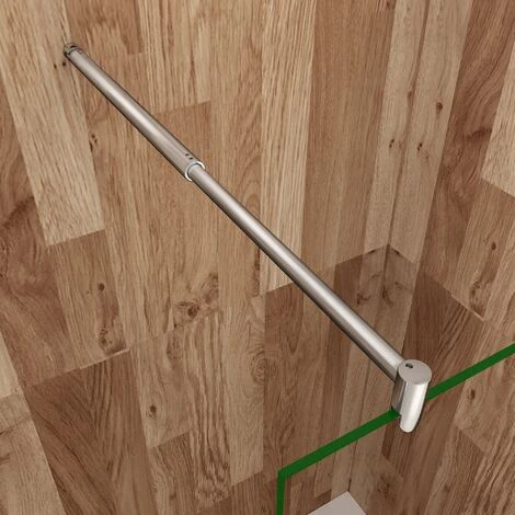 Walk In Parete Doccia Vetro Temperato Anticalcare 8mm Barra Stabilizzatrice Regolabile 70-120cm 50x200cm 3 Walk In Parete Doccia Vetro Temperato Anticalcare 8mm Barra Stabilizzatrice Regolabile 70-120cm 50x200cm - immagine 3