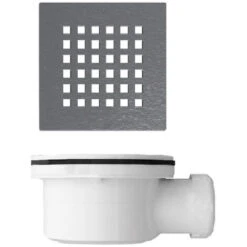 Piletta E Copripiletta Antracite Per Piatti Doccia In Resina