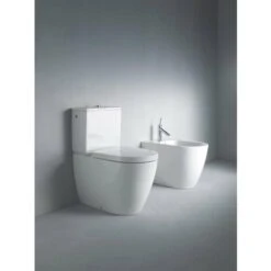 Duravit ME By Starck - WC Monoblocco, Con HygieneGlaze, Bianco Alpino 2170092000 -Stile Bagno 50948843 3