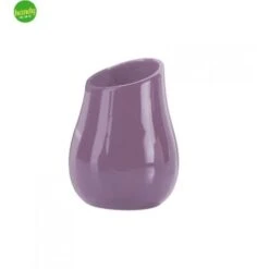 PORTA SPAZZOLINO DA APPOGGIO GEDY SERIE AZALEA ø9,8CM LILLA