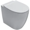 CERAMICA GLOBO 4all Wc Filo Parete Con Fissaggio Ghost Bianco Lucido Codice Prod: MD002BI