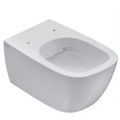 CERAMICA GLOBO Genesis Wc 55 Sospeso Fissaggio Nascosto Bianco Lucido Codice Prod: GNS02BI
