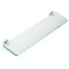 STILHAUS Liz Mensola Con Vetro 60 Cm Cromato E Opaco Codice Prod: 000LZ0408