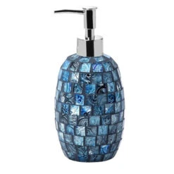 AQUASANIT Crystal Dispenser Vetro Mosaico Blu Codice Prod: QF9120BL