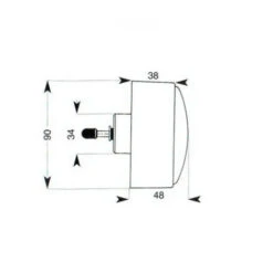 Cassetta WC Ad Incasso "TUBCHASS" 6L Con Pulsante Ad Incasso Per Pareti Da 20 A 100 Mm Clara -Stile Bagno 51660378 3