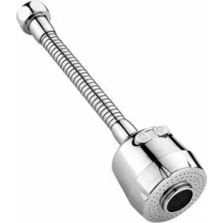 Punta Del Filtro Per Il Risparmio Idrico, Testa Del Rubinetto Della Cucina Mobile A 360 Gradi, Spruzzatore Del Filtro Per Soffione Doccia Regolabile In 2 Modalità Per Il Bagno Della Cucina (argento)