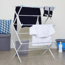 Stendibiancheria Verticale Pieghevole A Fisarmonica -Stile Bagno 52479744 3