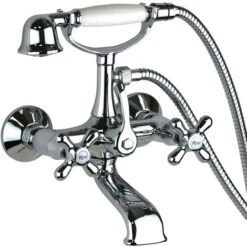 Miscelatore Vasca Esterno Con Set Doccia Resp Old America 011 Cromo