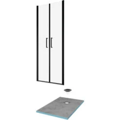 Pacchetto A Parete Doccia Da 90x200 Cm + Vassoio Doccia Con Piastrelle 90x160 Sovrapposizione -Stile Bagno 52871301 3