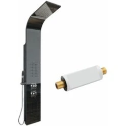 Colonna Doccia Jungle 4 Funzioni Acciaio Inox Anticalcare Getto A Cascata 8 Colonna Doccia Jungle 4 Funzioni Acciaio Inox Anticalcare Getto A Cascata -Stile Bagno 52881783 4