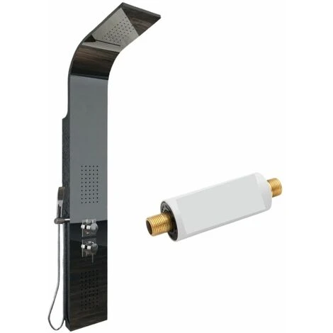 Colonna Doccia Jungle 4 Funzioni Acciaio Inox Anticalcare Getto A Cascata 4 Colonna Doccia Jungle 4 Funzioni Acciaio Inox Anticalcare Getto A Cascata - immagine 4